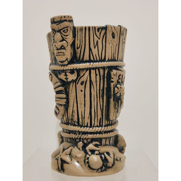 New Rare EL CARIBE Bar Pasadena Tiki Mug Mermaid Sea Crab Skull By TIKI FARM - Picture 3 of 13